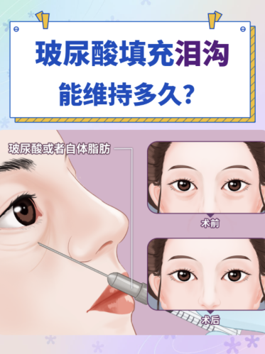 玻尿酸打泪沟可以维持多久?维持时间真相,不同体质都能对号入座